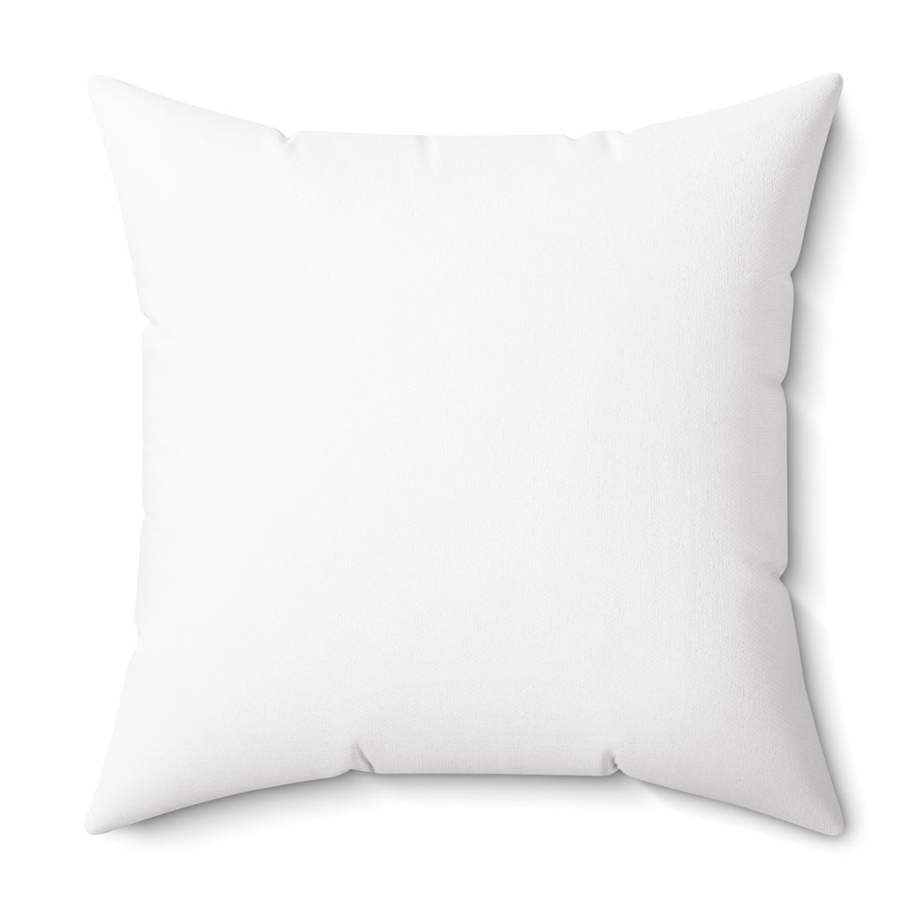 Spun Polyester Square Pillow – Crab Island Radio