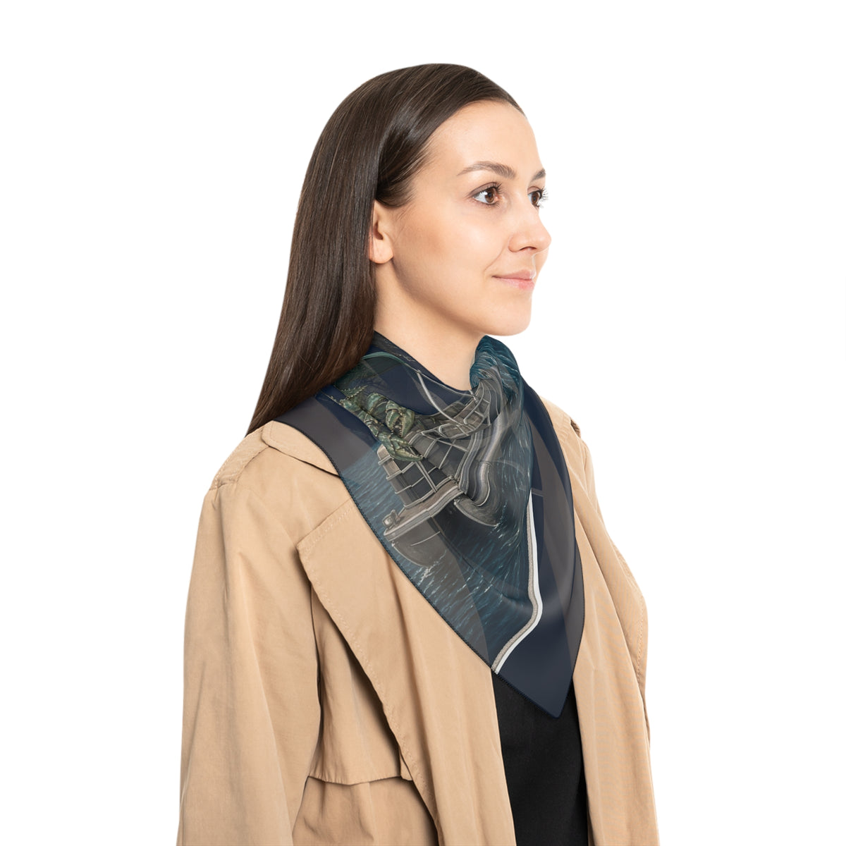 Poly Scarf – Pirate Crab