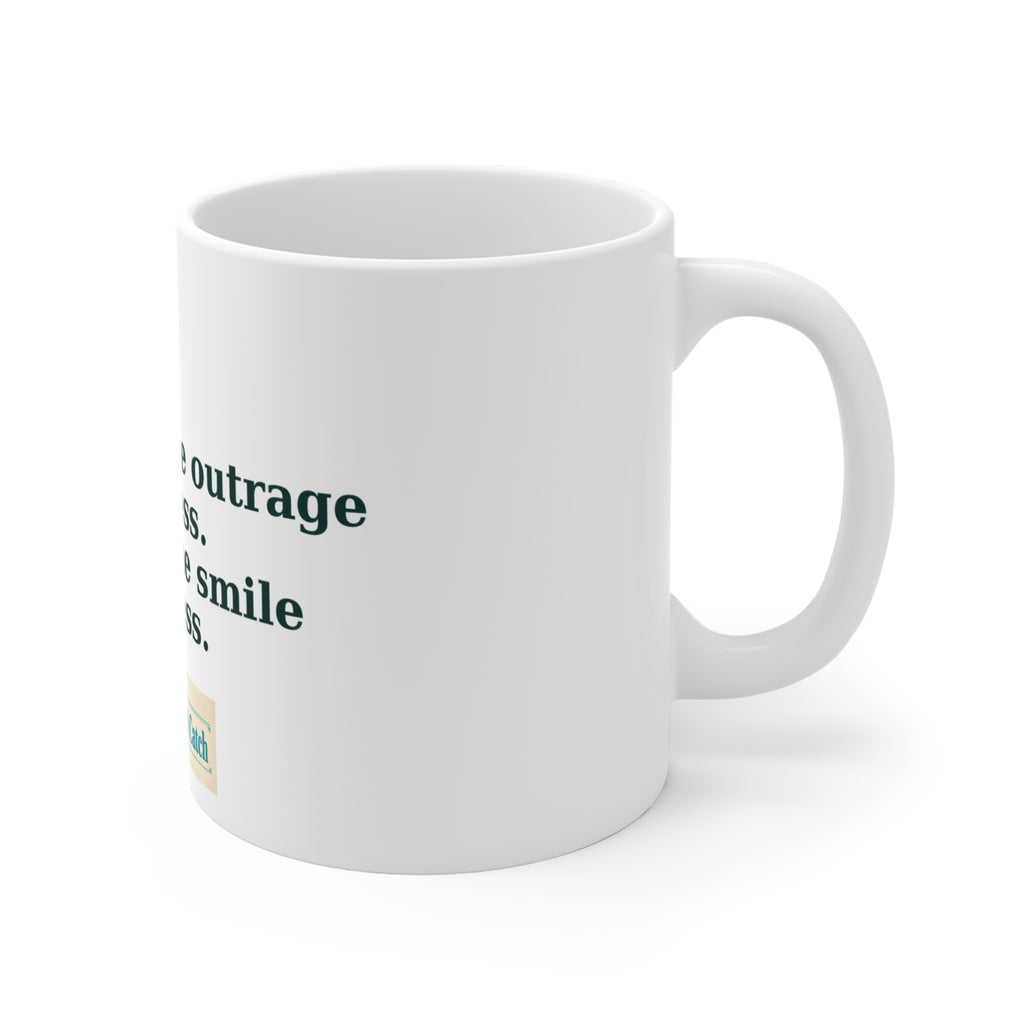 They're In The Outrage Business Mug – The Crab Island Catch 11oz
