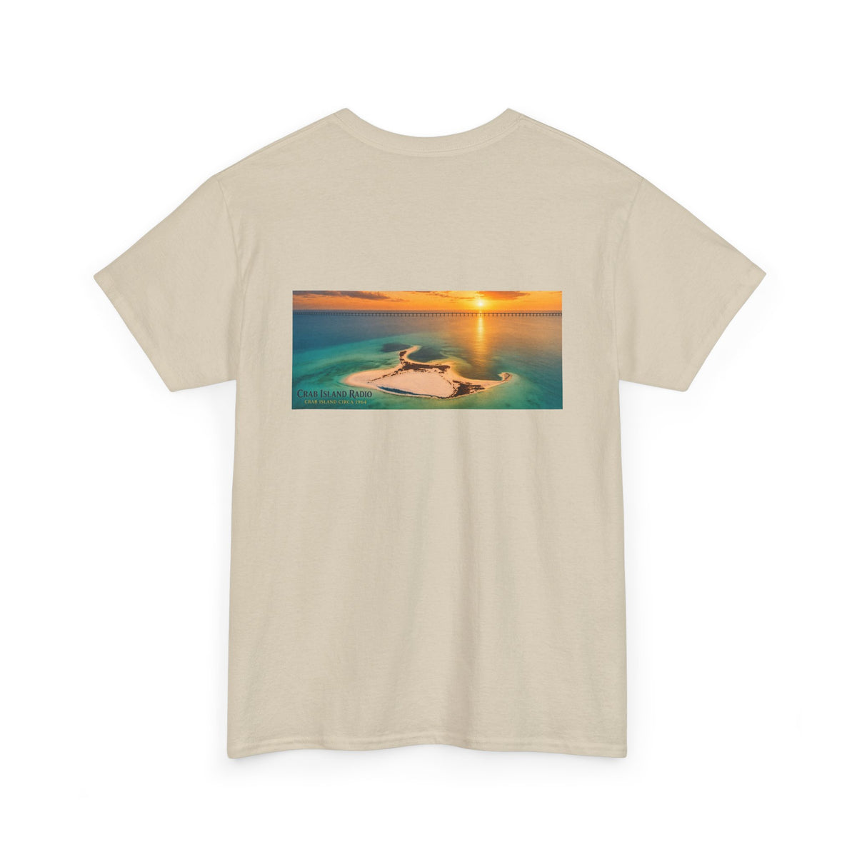 Crab Island Radio Island Sunset T-Shirt – Crab Island Circa 1964, Destin Florida