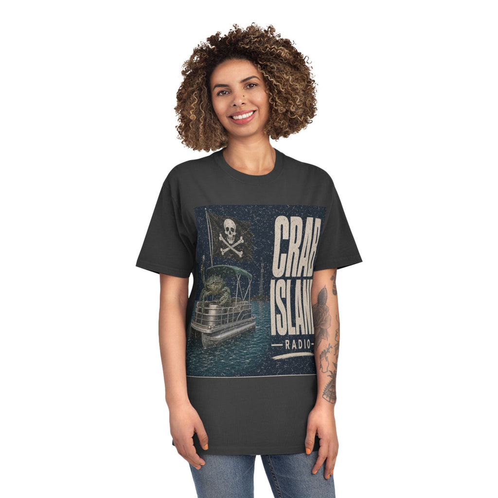 Unisex Faded Shirt – Pirate Crab
