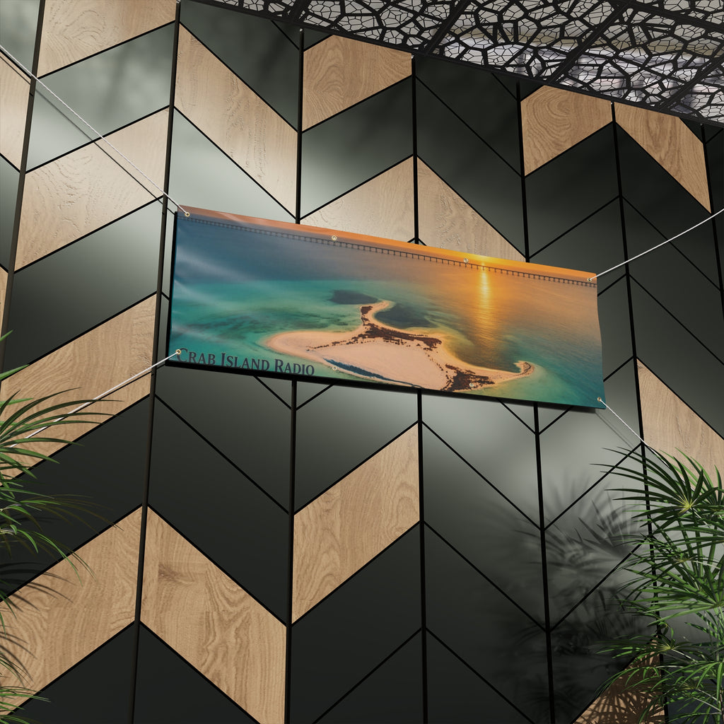 Matte Banner – Island Sunset
