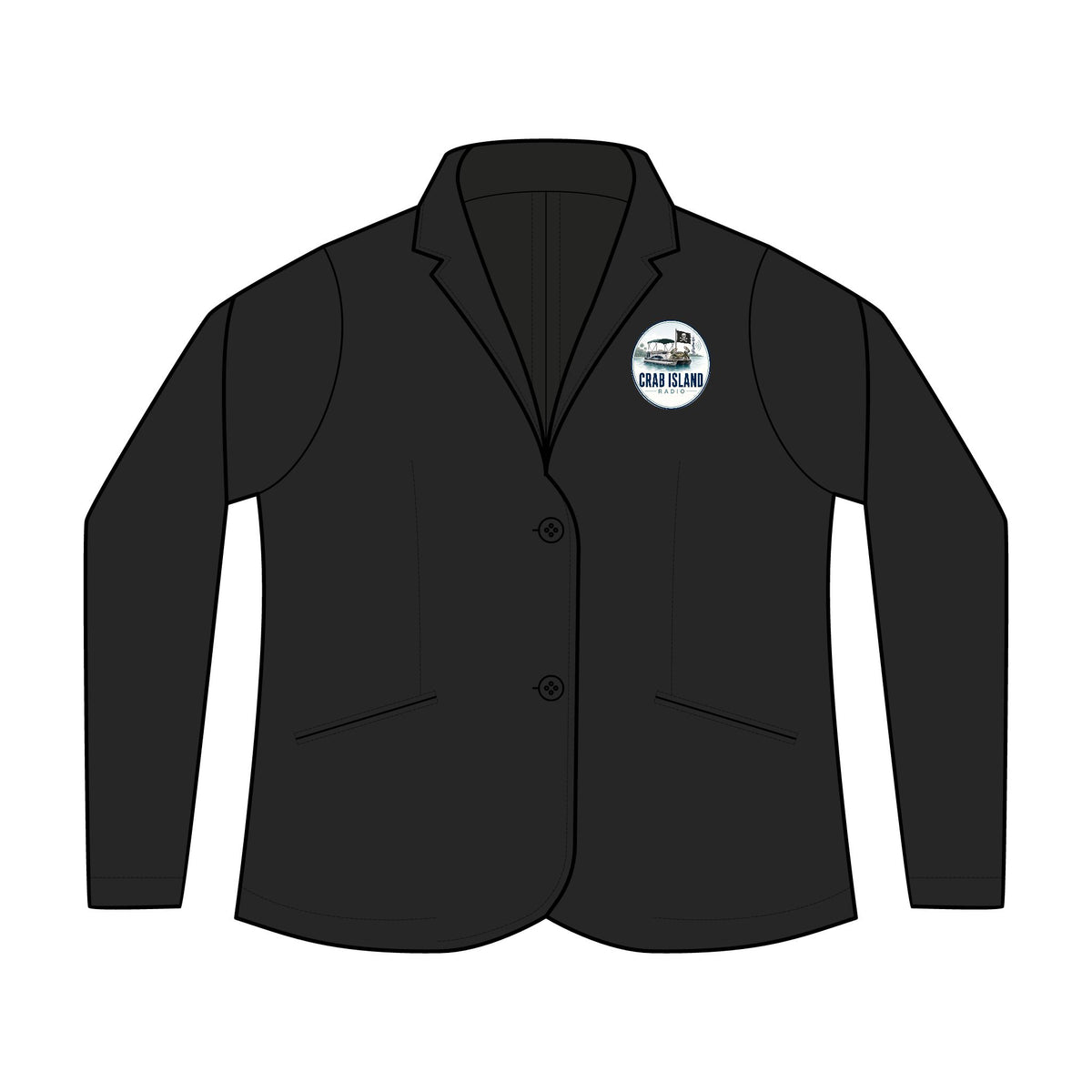 Women's Knit Blazer – Crab Island Radio