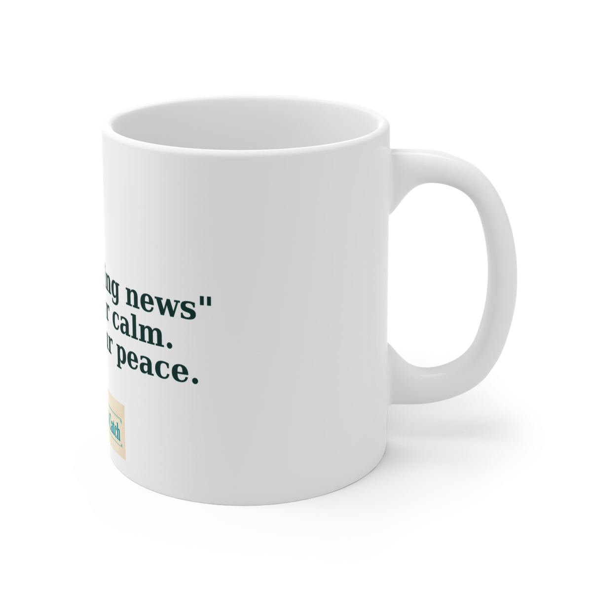 Breaking News Breaks Your Calm Mug – The Crab Island Catch 11oz