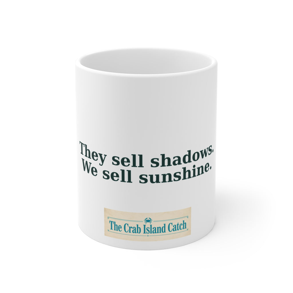 They Sell Shadows Mug – The Crab Island Catch 11oz