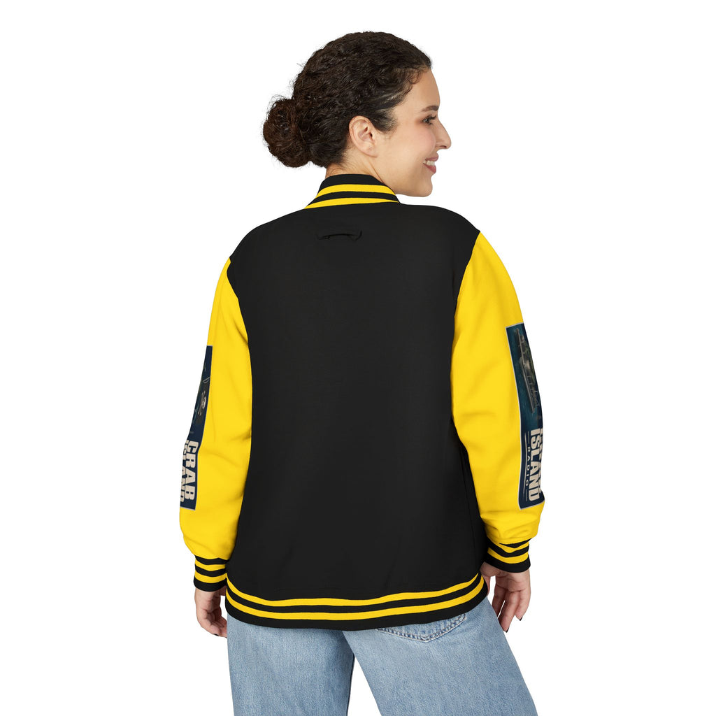 Unisex Heavyweight Letterman Jacket – Crab Island Radio