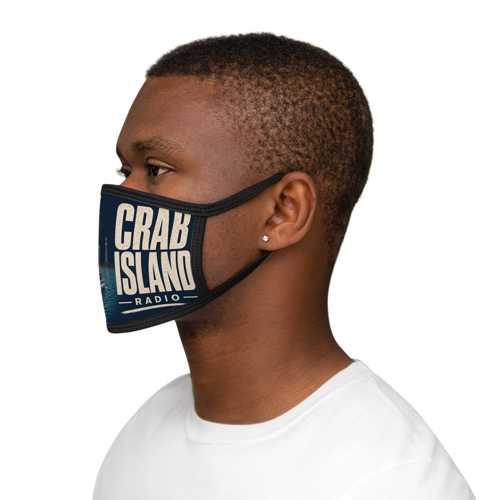 Mixed-Fabric Face Mask – Pirate Crab