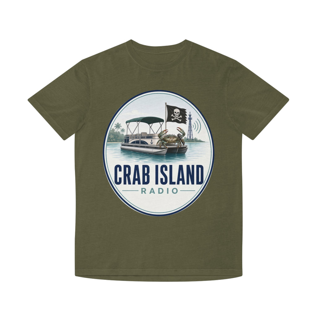 Unisex Faded Shirt – Crab Island Radio