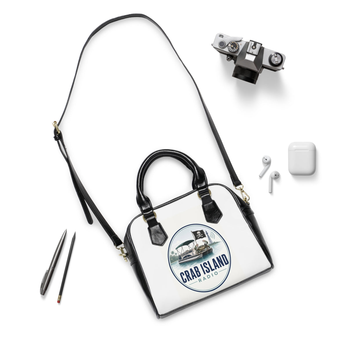 Shoulder Handbag – Crab Island Radio