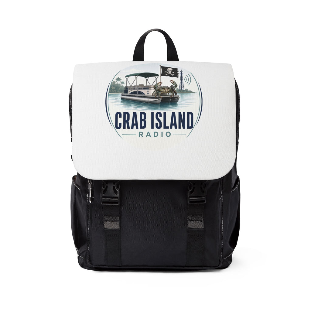 Unisex Casual Shoulder Backpack – Crab Island Radio