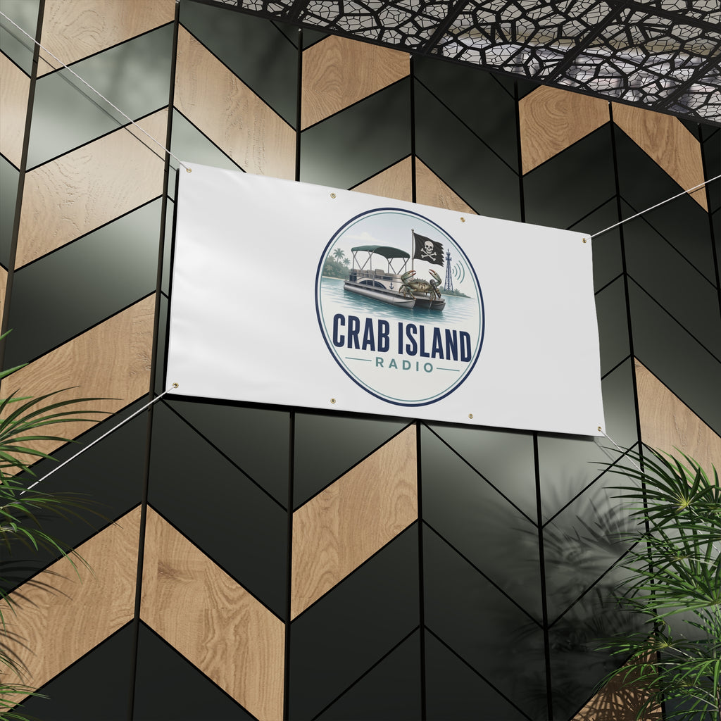 Matte Banner – Crab Island Radio
