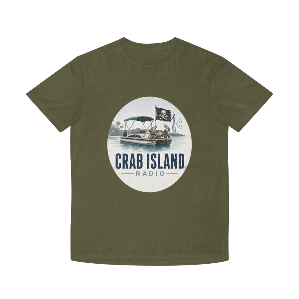 Unisex Faded Shirt – Crab Island Radio