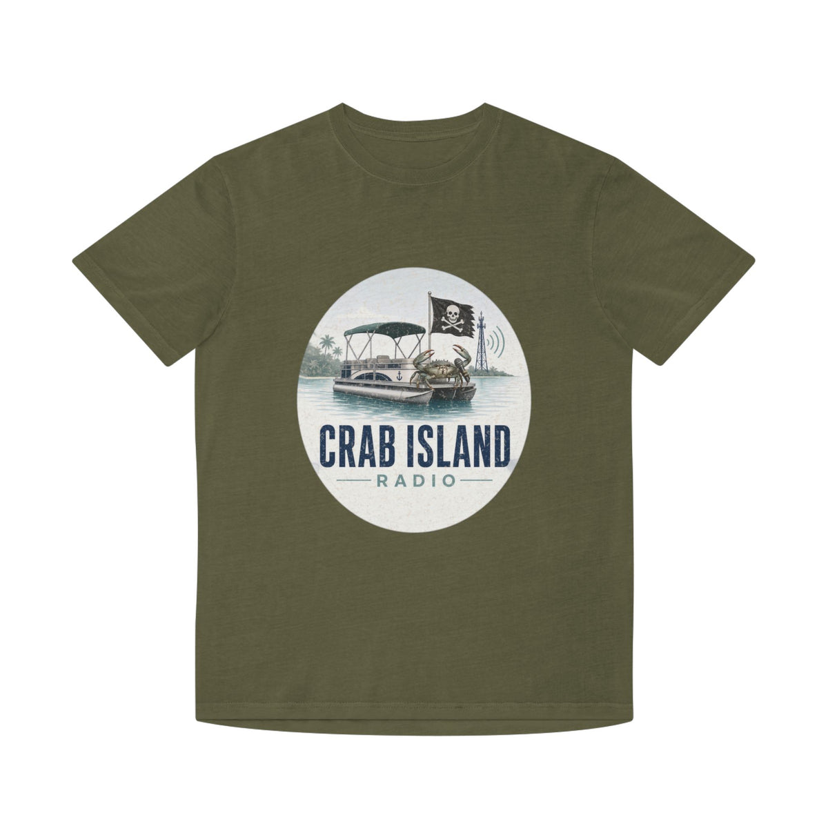 Unisex Faded Shirt – Crab Island Radio