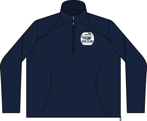 1/2-Zip Wind Shirt – Crab Island Radio