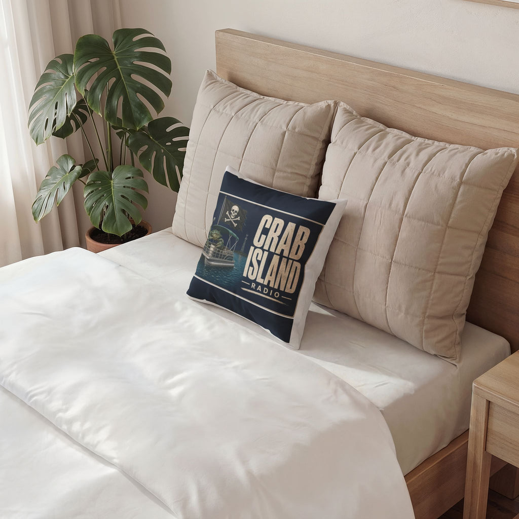 Poly Velvet Pillow – Pirate Crab