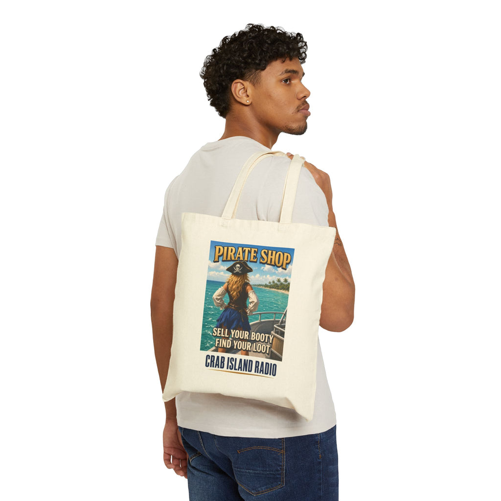 Crab Island Radio Pirate Shop Boat Tote