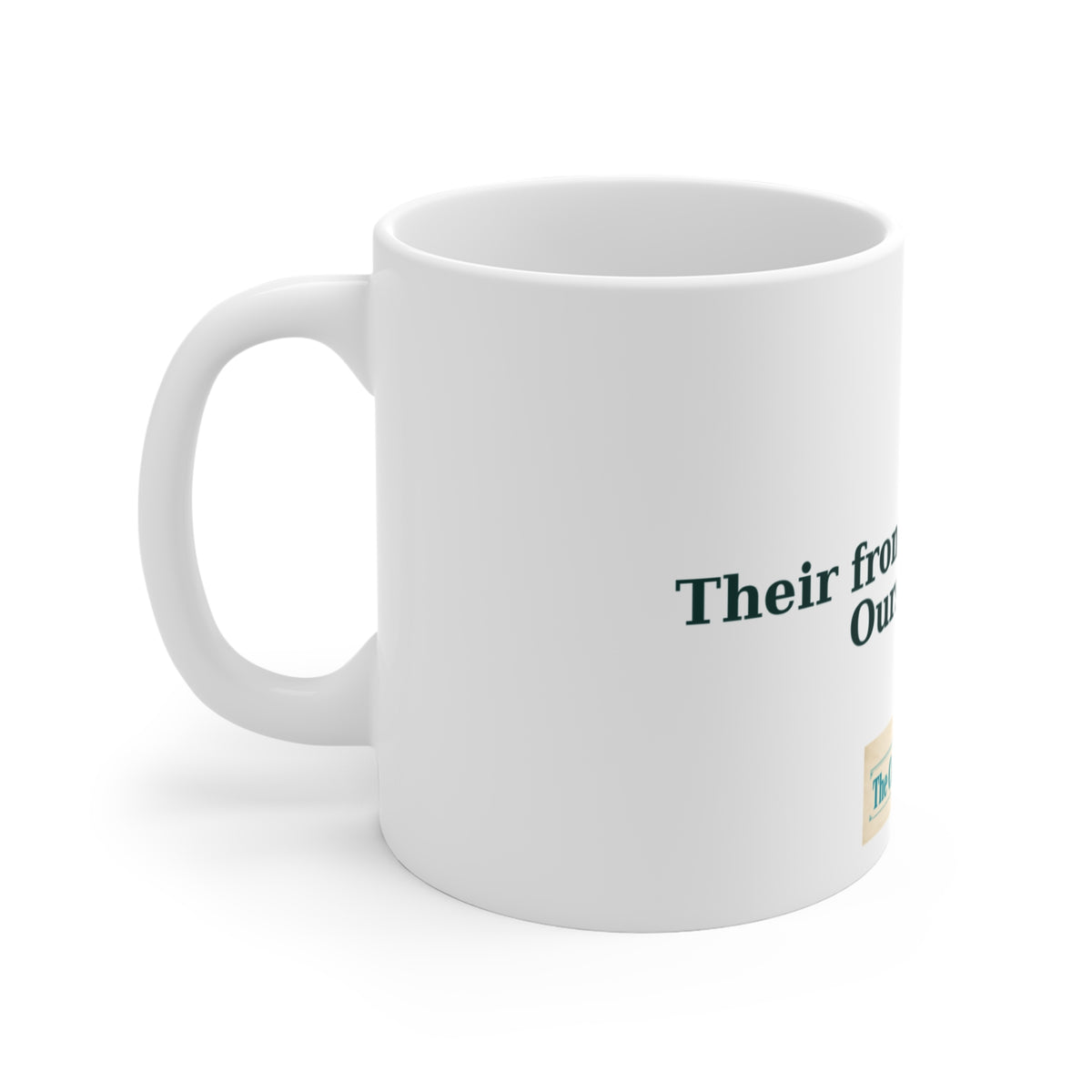 Their Front Page Weeps Mug – The Crab Island Catch 11oz