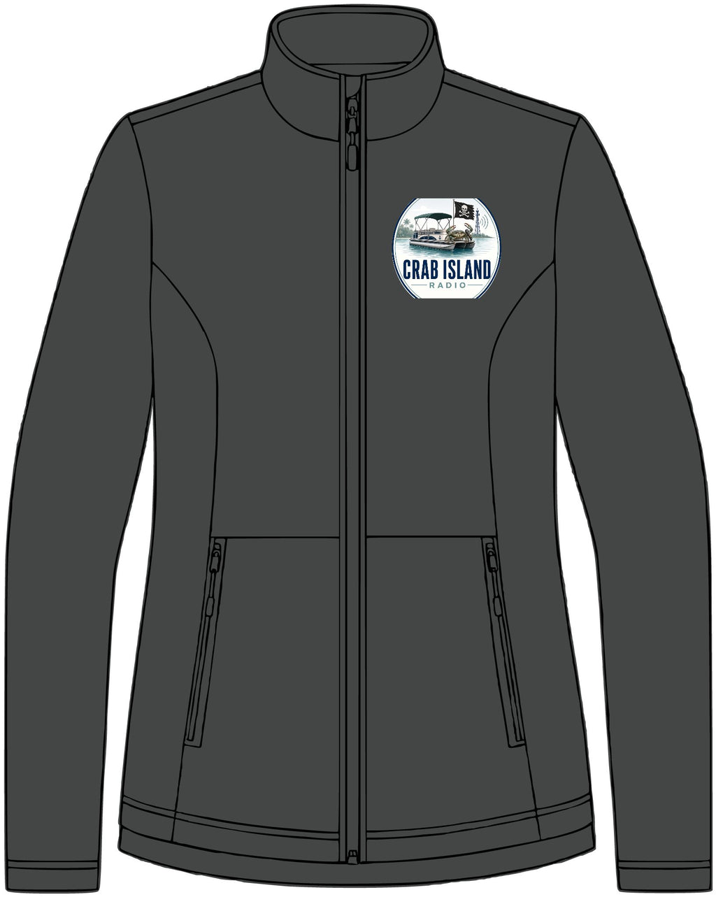 Women's Flexshell Jacket – Crab Island Radio