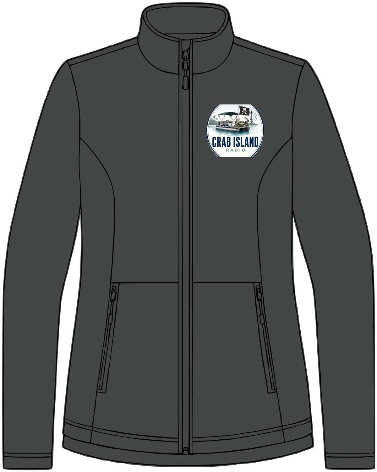 Women's Flexshell Jacket – Crab Island Radio