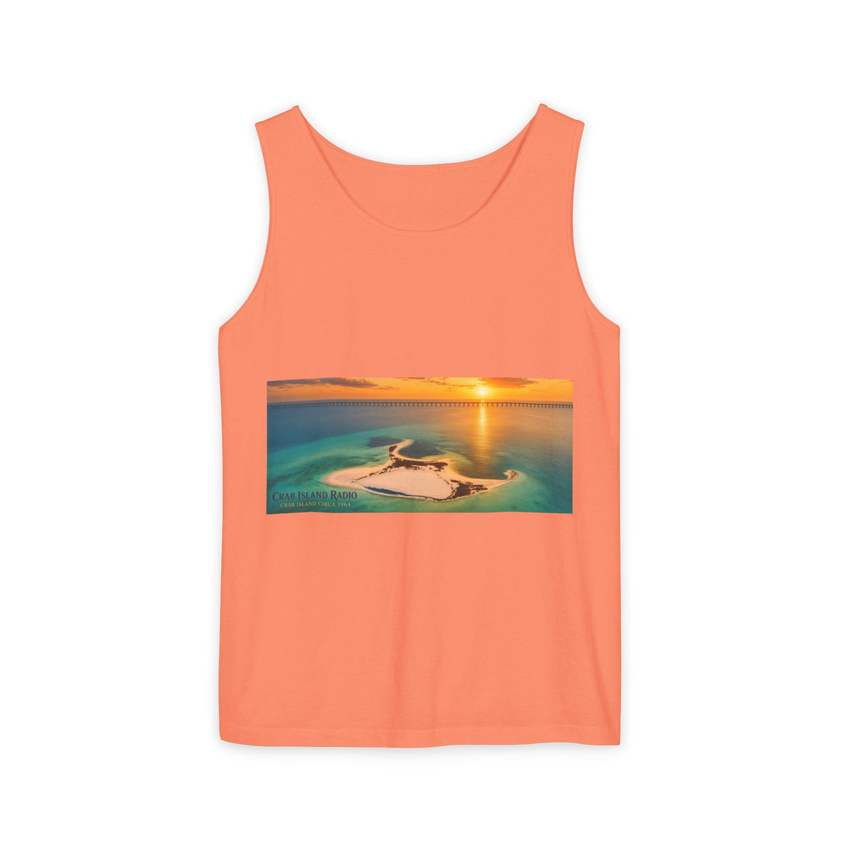 Crab Island Radio Men's Island Sunset Tank Top