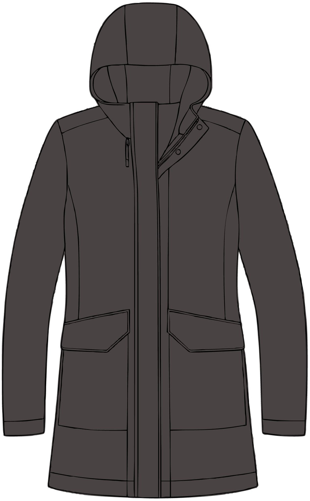 Women's Collective Outer Soft Shell Parka – Crab Island Radio