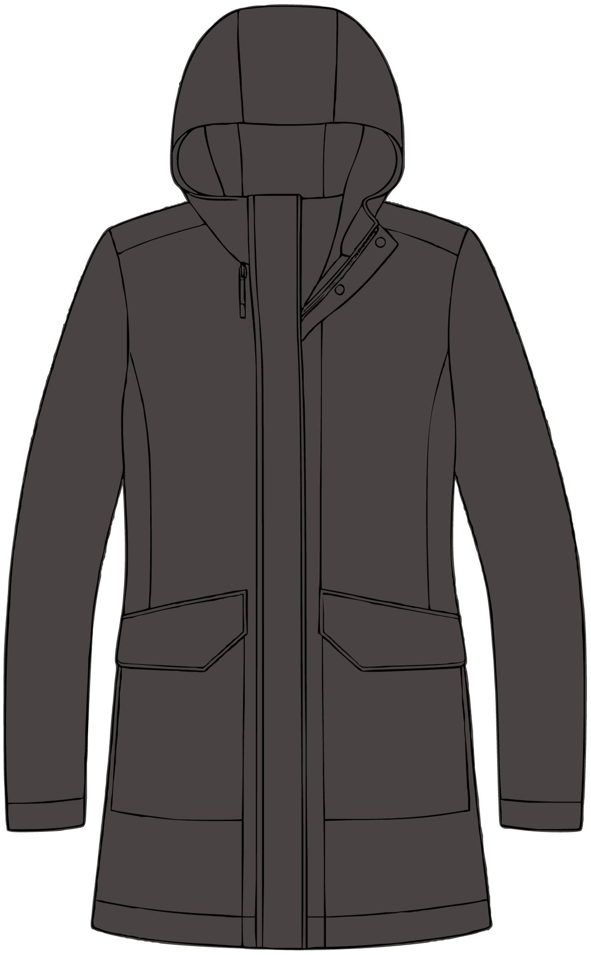 Women's Collective Outer Soft Shell Parka – Crab Island Radio