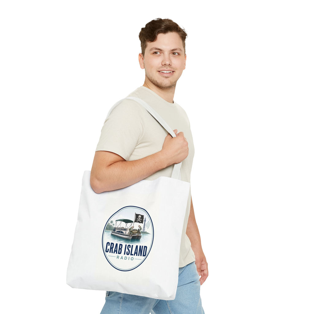 Tote Bag (AOP) – Crab Island Radio