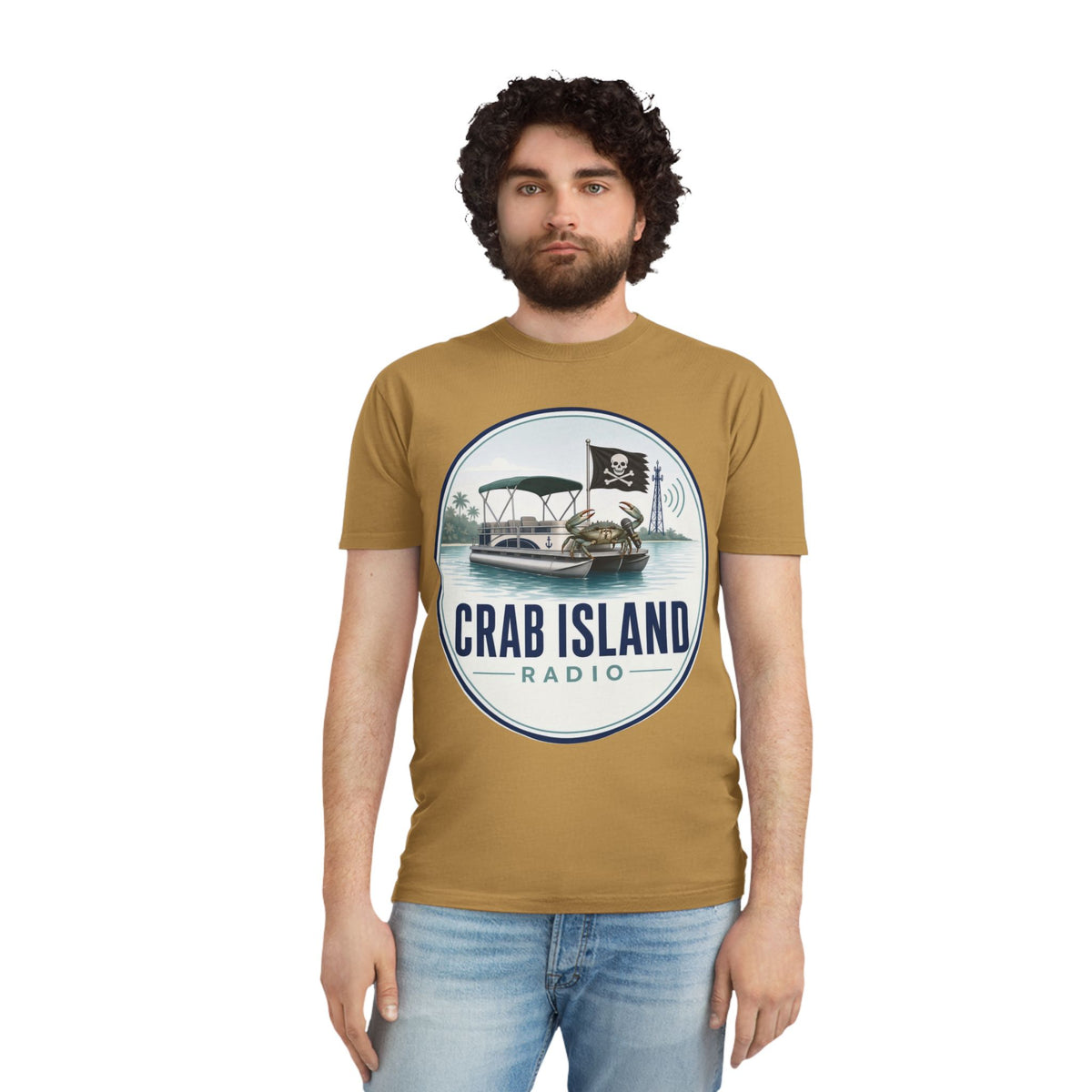 Unisex Faded Shirt – Crab Island Radio