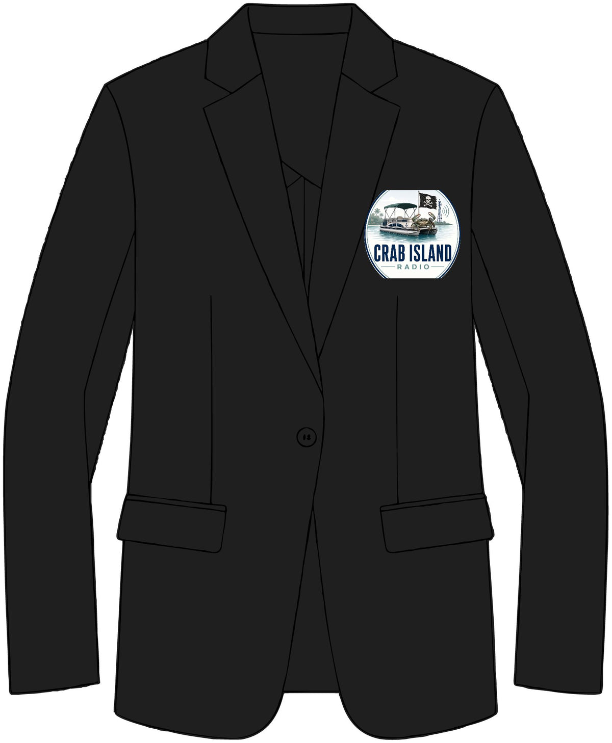 Women's Polyester Outerwear – Crab Island Radio