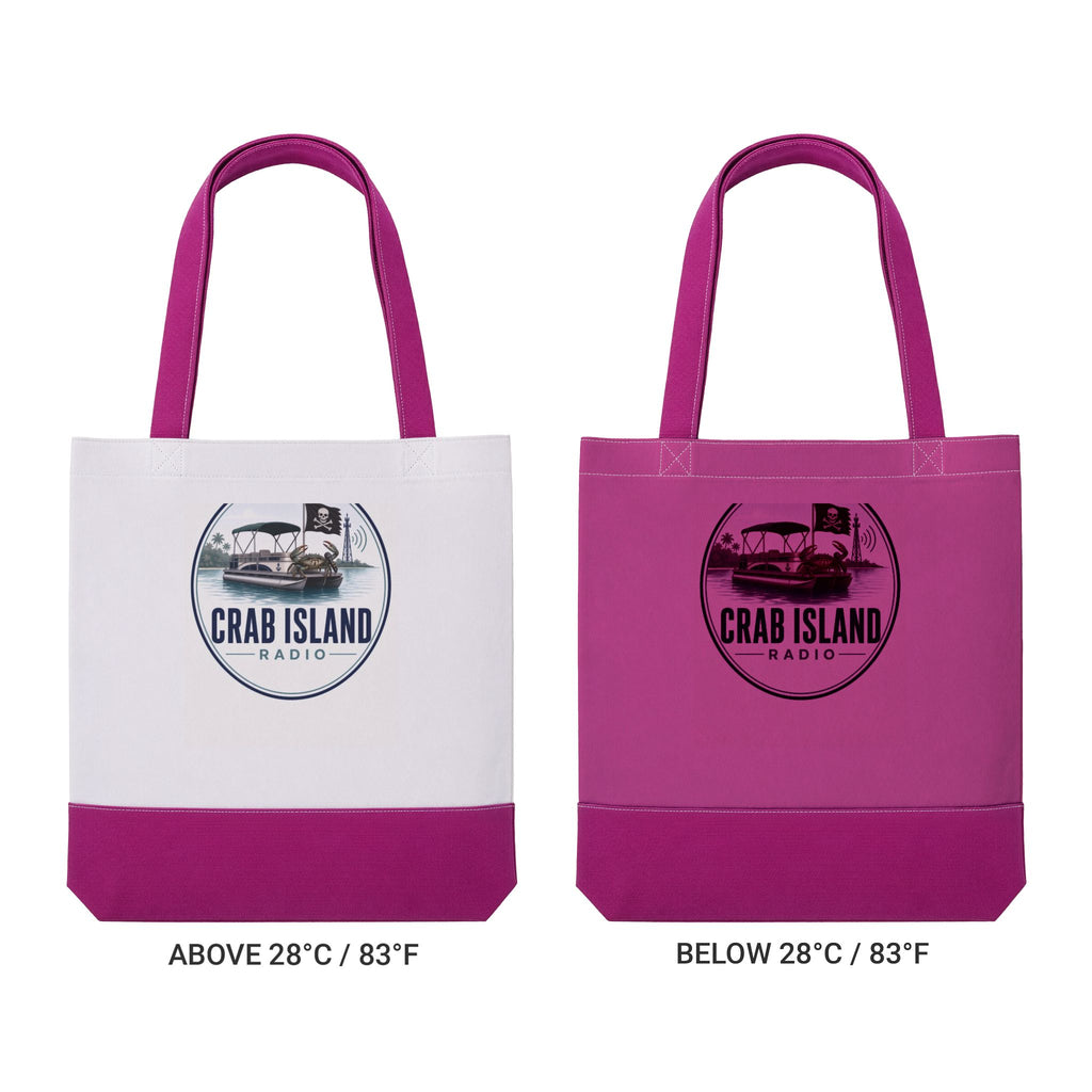 Thermochromic Tote Bag (AOP) – Crab Island Radio