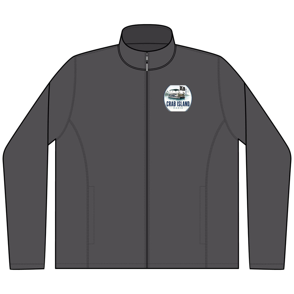 Heather Microfleece Full-Zip Jacket – Crab Island Radio