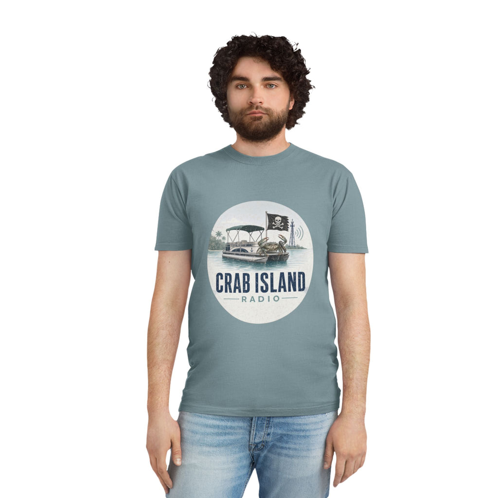 Unisex Faded Shirt – Crab Island Radio