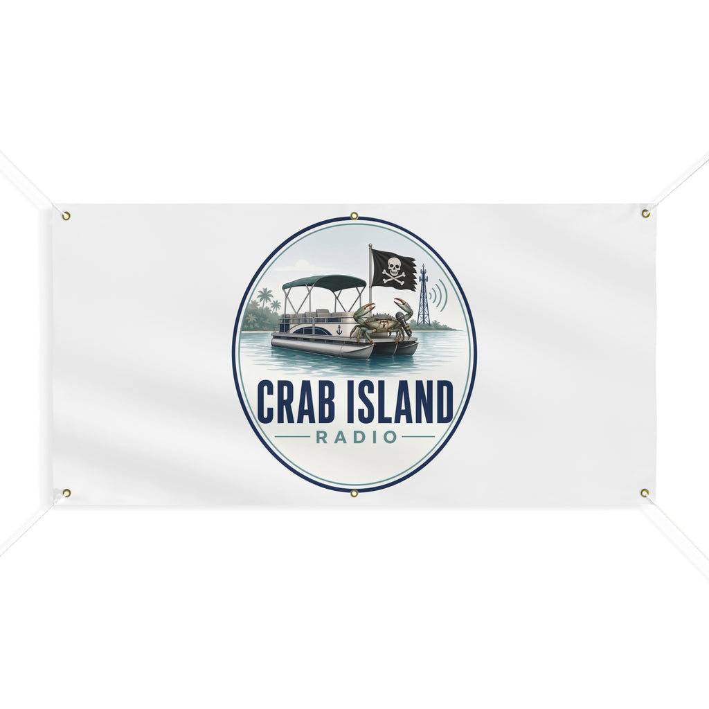 Matte Banner – Crab Island Radio