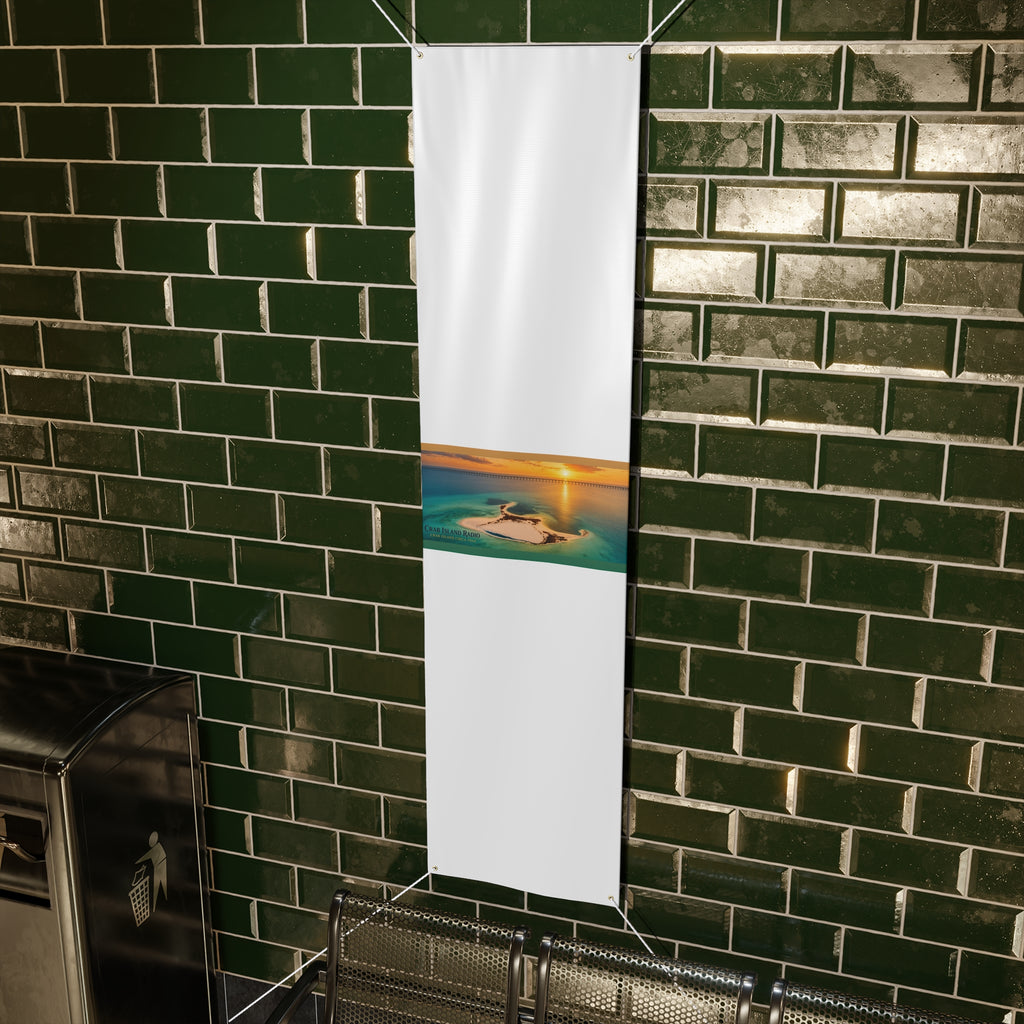 Matte Banner – Island Sunset