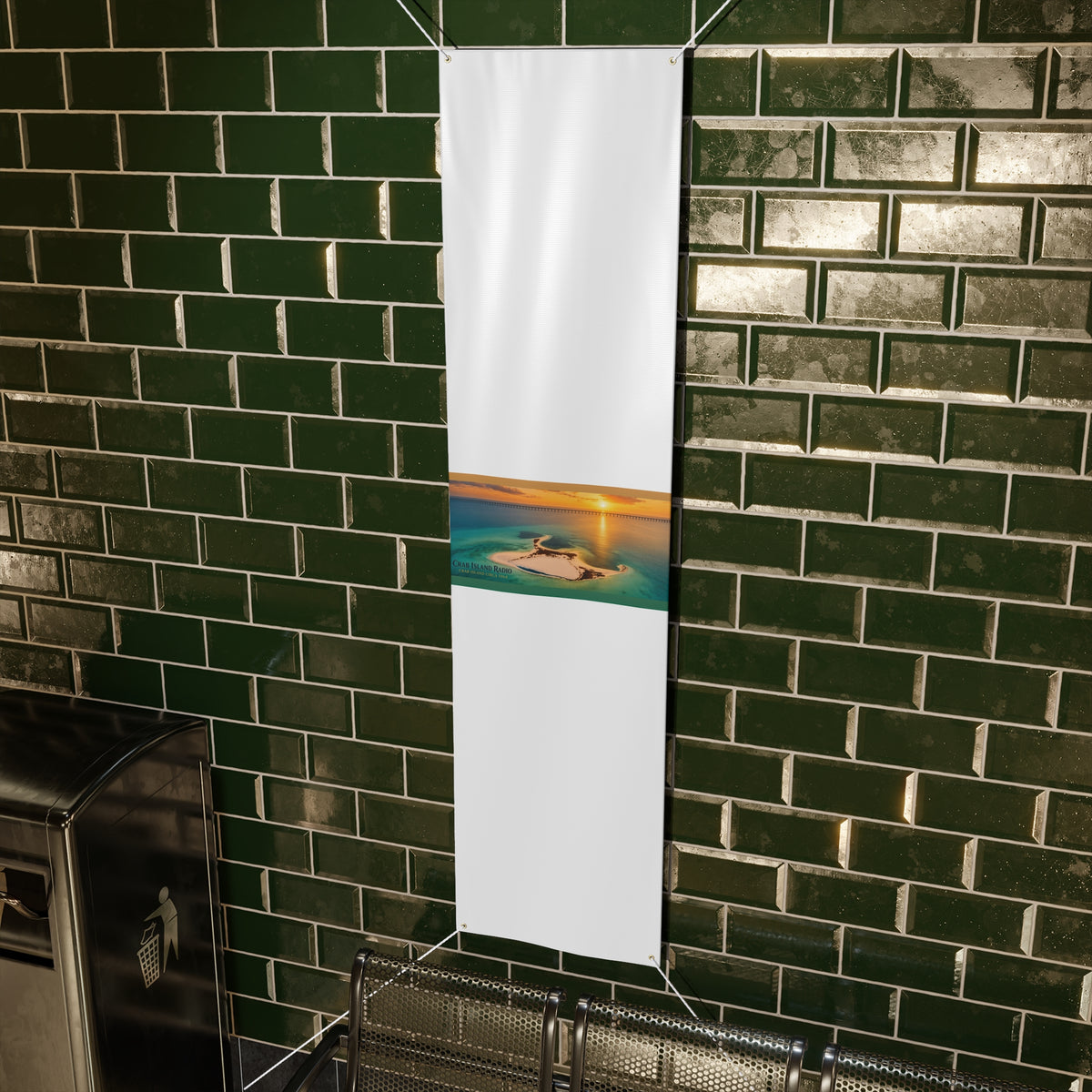 Matte Banner – Island Sunset