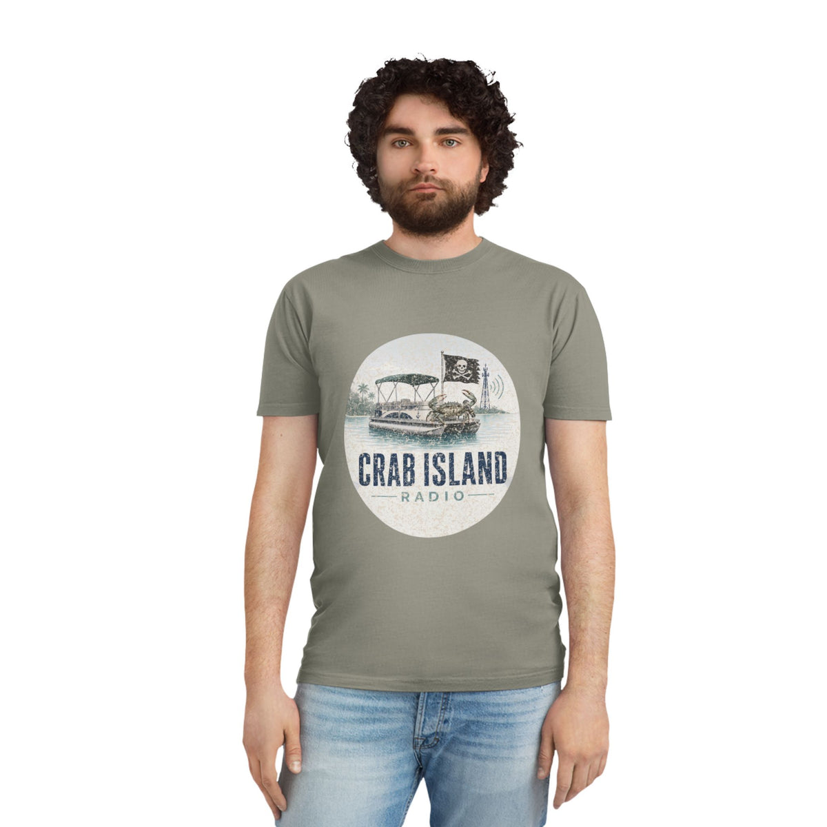 Unisex Faded Shirt – Crab Island Radio