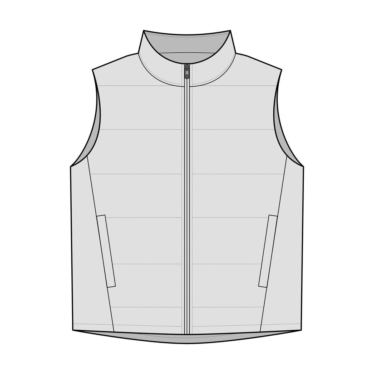 Women's Puffer Vest – Crab Island Radio