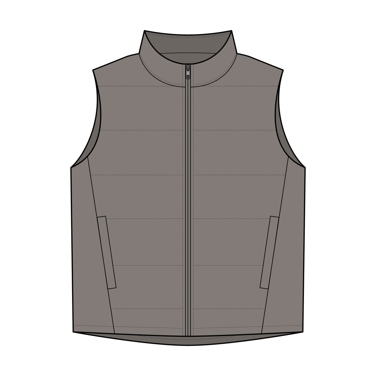 Women's Puffer Vest – Crab Island Radio