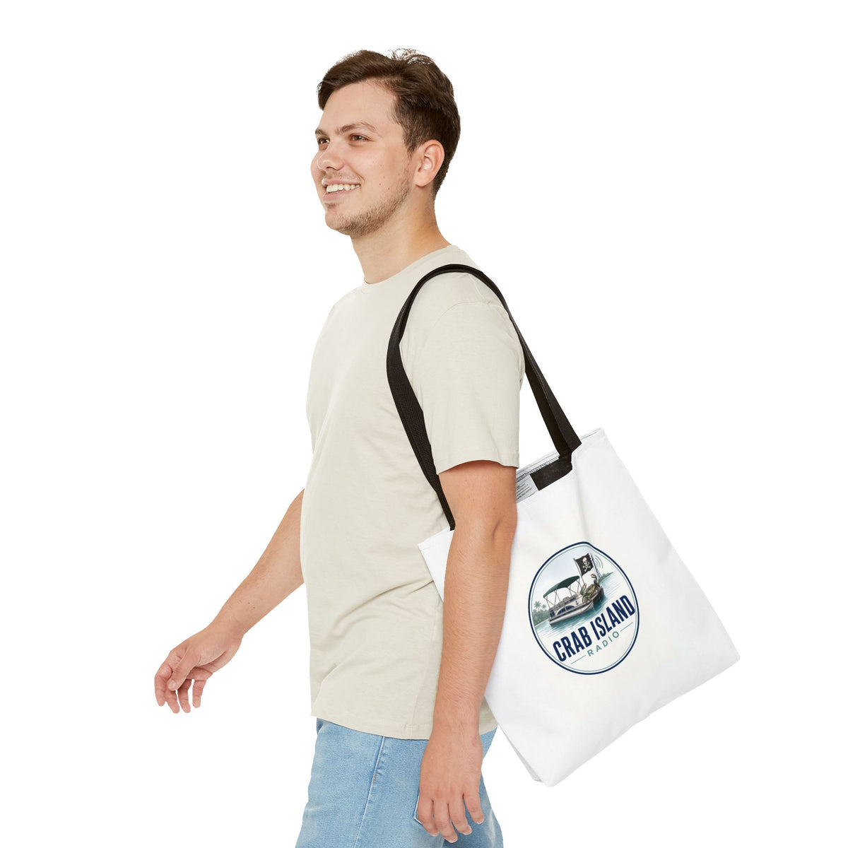 Tote Bag (AOP) – Crab Island Radio