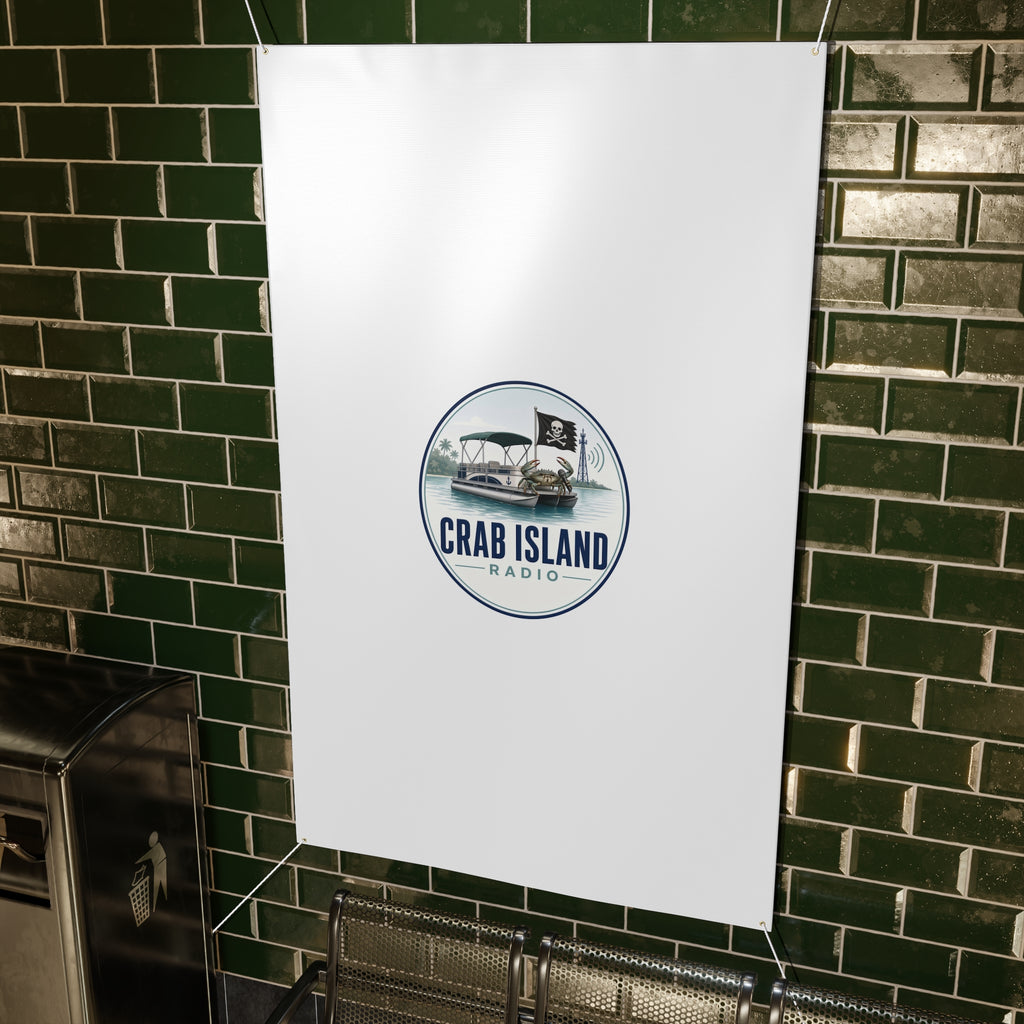 Matte Banner – Crab Island Radio