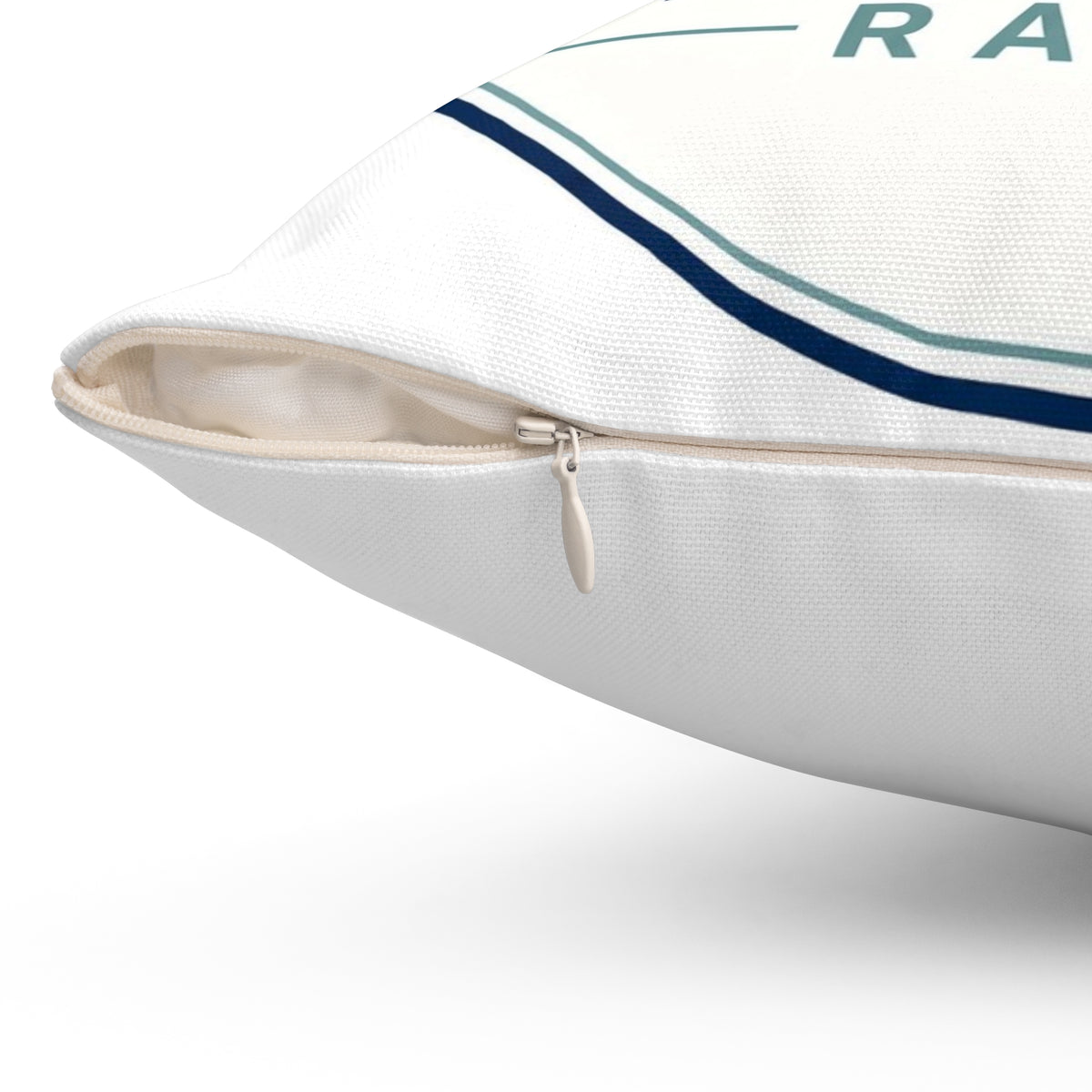 Spun Polyester Square Pillow – Crab Island Radio