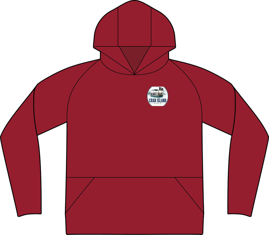 Repeat 1/2-Zip Long Sleeve Hooded Jacket – Crab Island Radio