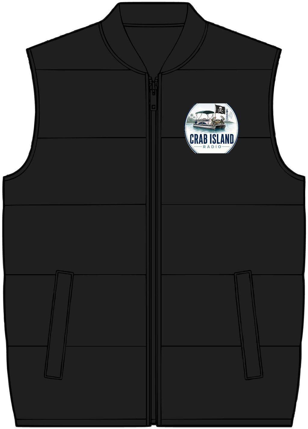 Puffy Vest – Crab Island Radio