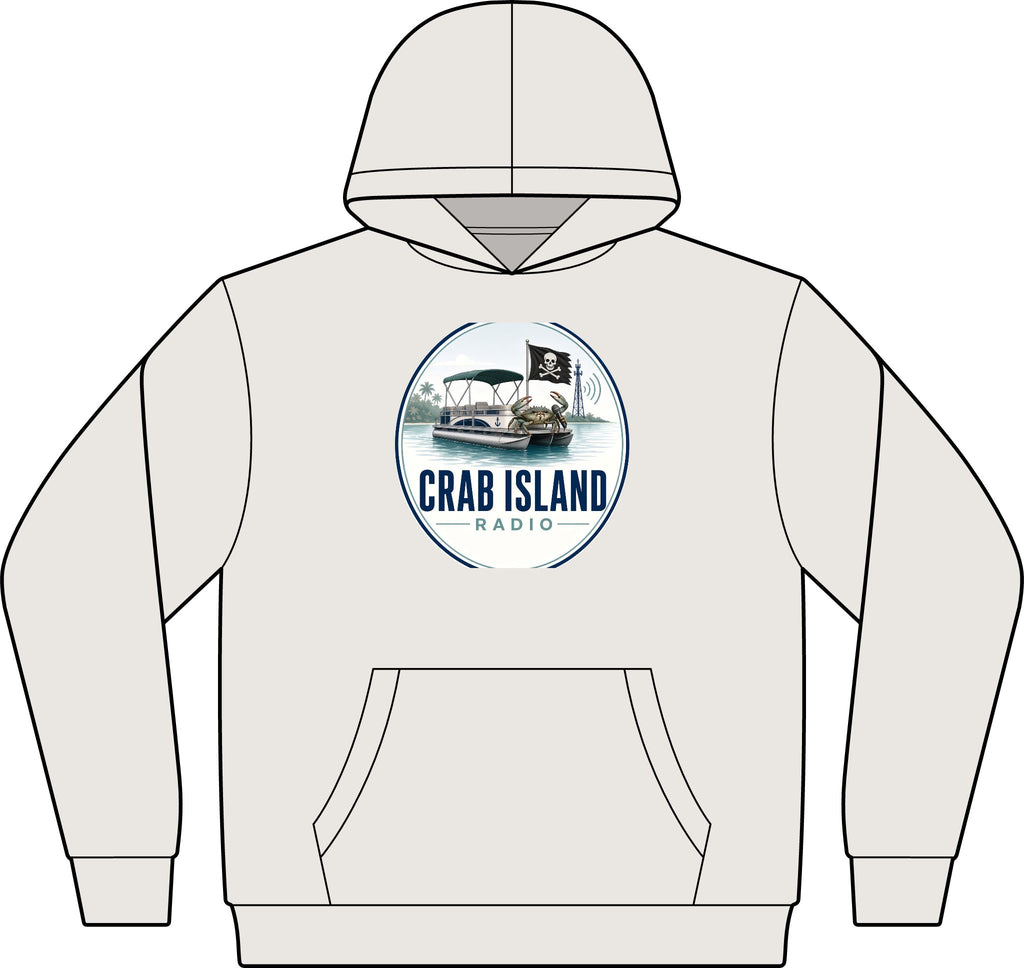 Women's Relax Faded Hood – Crab Island Radio