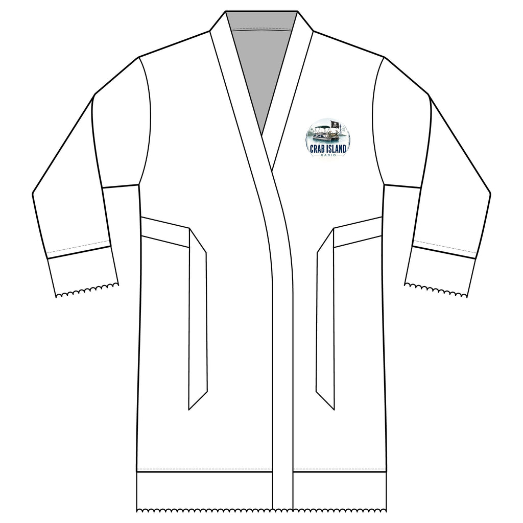 Crab Island Radio Satin Robe
