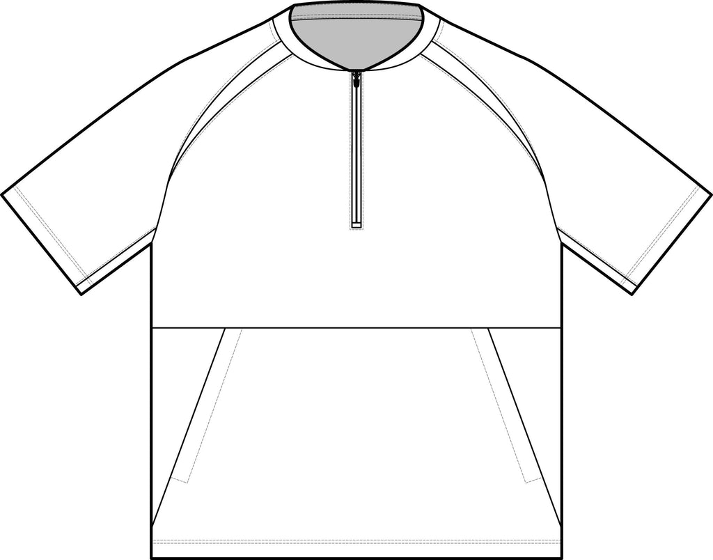 Repeat 1/2-Zip Short Sleeve Jacket – Crab Island Radio