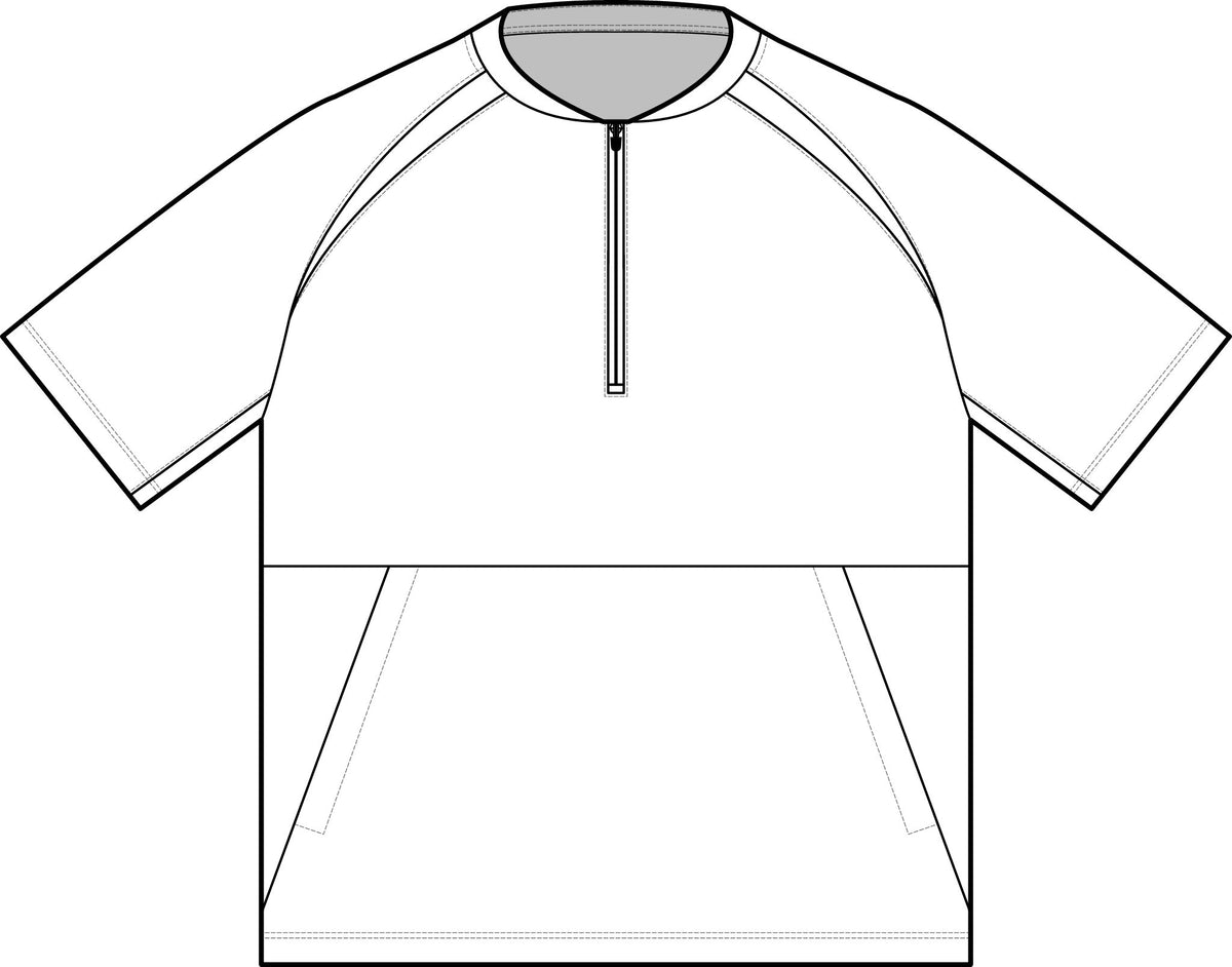 Repeat 1/2-Zip Short Sleeve Jacket – Crab Island Radio