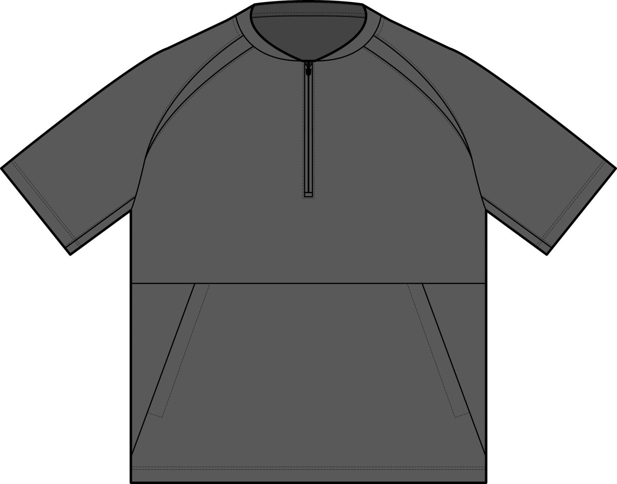 Repeat 1/2-Zip Short Sleeve Jacket – Crab Island Radio