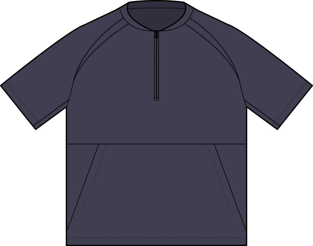 Repeat 1/2-Zip Short Sleeve Jacket – Crab Island Radio