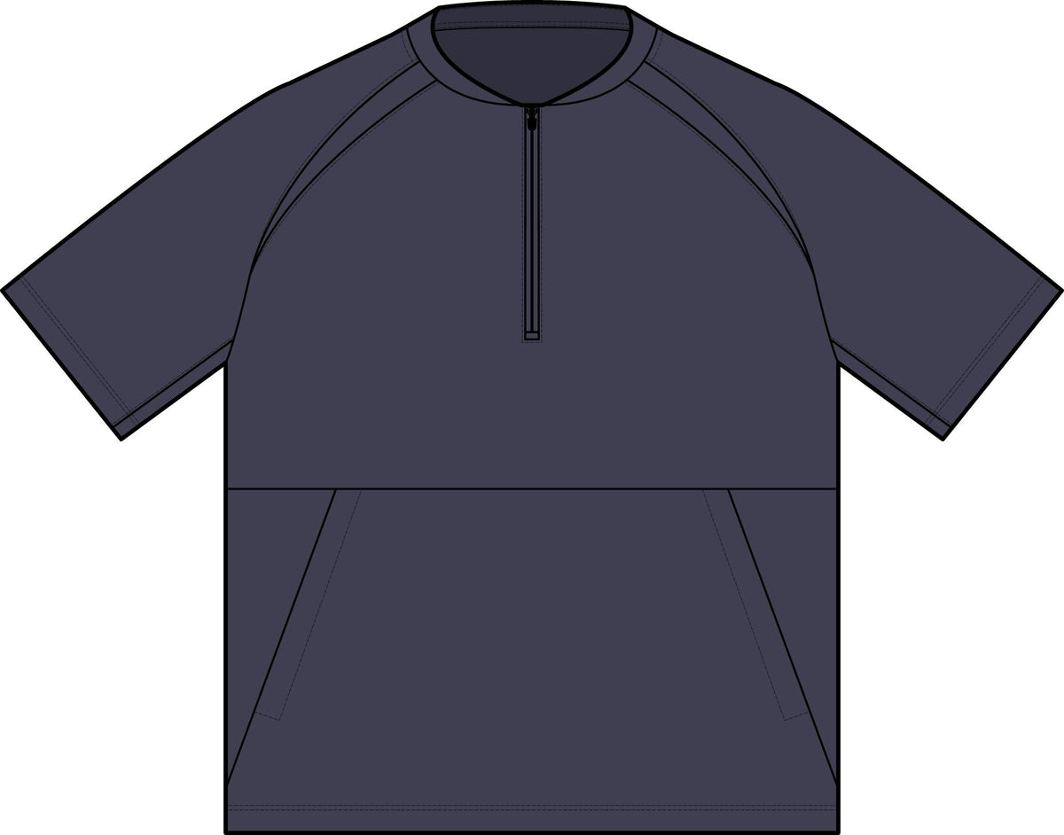 Repeat 1/2-Zip Short Sleeve Jacket – Crab Island Radio